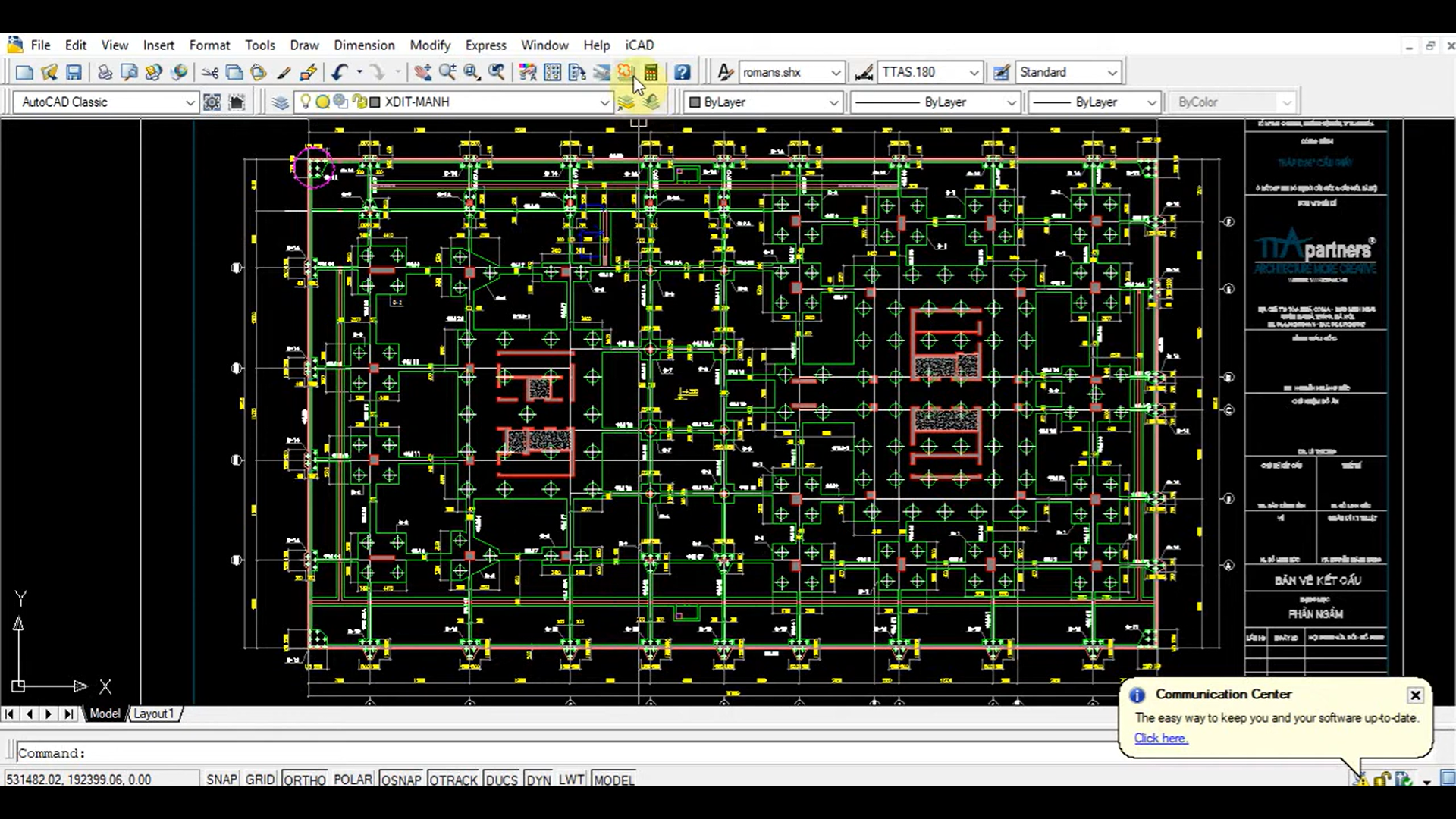 Vẽ móng cọc, thống kê thép trên AutoCAD thuộc phần mềm sxCAD 