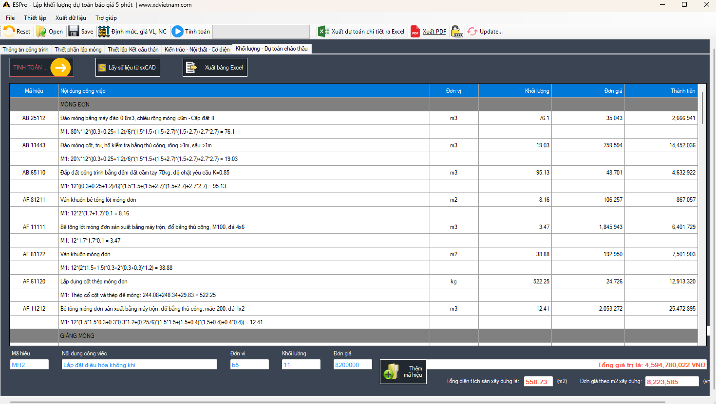 Tận hưởng thành quả trên excel - Bước 6