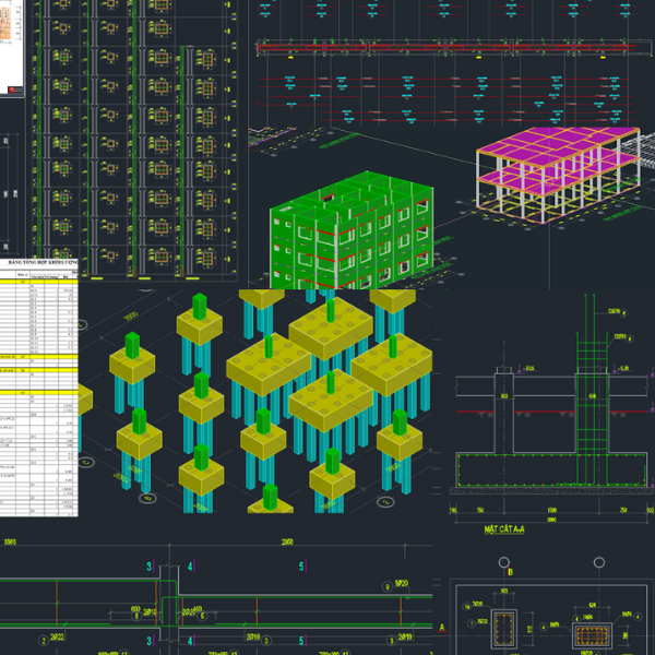 sxCAD Tính năng shop thép dầm, shop thép sàn, shop ốp lát từ bản vẽ bất kỳ